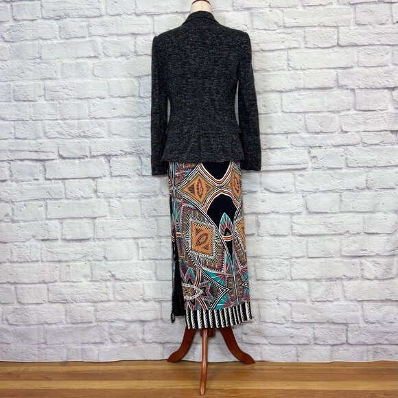 Anthropologie Cartonnier Black & White Knit Blazer - Picture 6 of 9